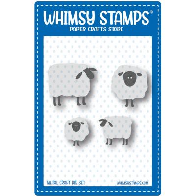 Whimsy Stamps Cutting Dies - Primitive Sheep